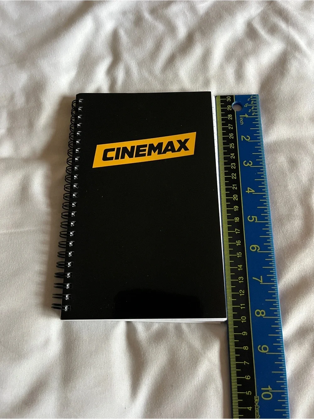 Cinemax Black Spiral Lined Notebook HBO Promo 8.5x5
